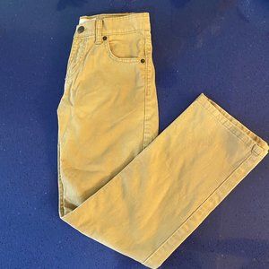Boys Tan Levi's 514 Straight Jean (10) NWOT